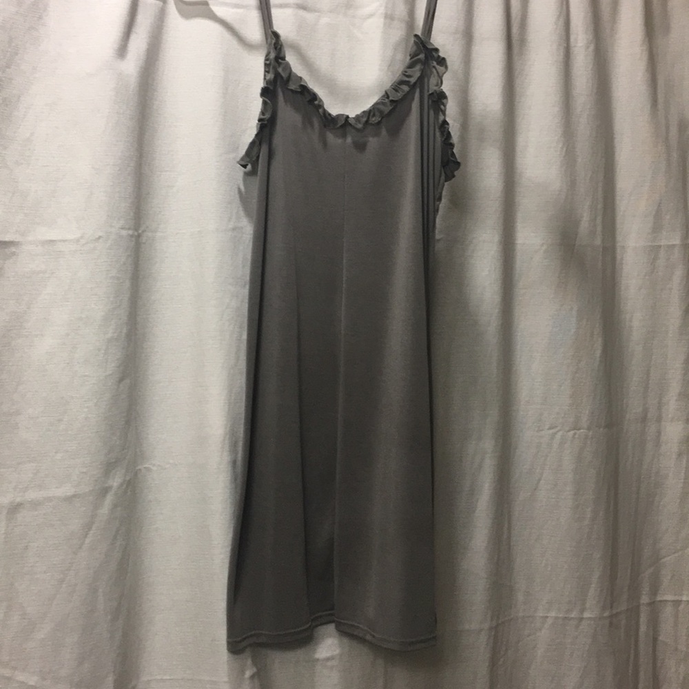Forest green double-strapped fall season dress!